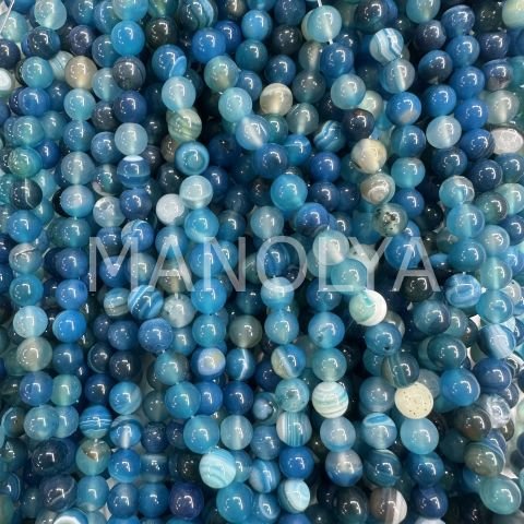 8mm. MAVİ AKİK DOĞALTAŞ