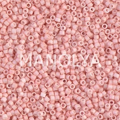 DB1523-MIYUKI 11/0 DELICA BEAD MATTE OP LT SALMON