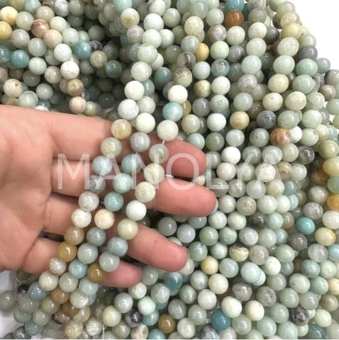 8mm. AMAZONİT DOĞALTAŞ