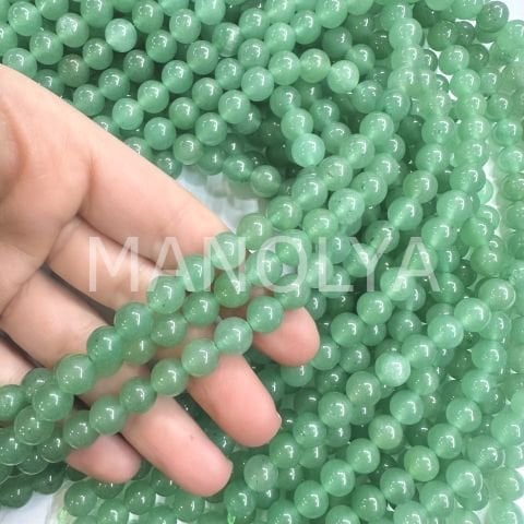 8mm. YEŞİL AVENTURİN DOĞALTAŞ
