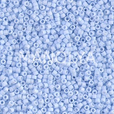 DB1527-MIYUKI 11/0 DELICA BEAD MATTE OP LTSKY BLUE