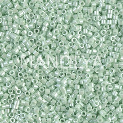 DB1536-MIYUKI 11/0 DELICA BEAD OP LT MINT