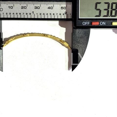 5,4cm. KRİSTALLİ 4 HALKALI BİLEKLİK