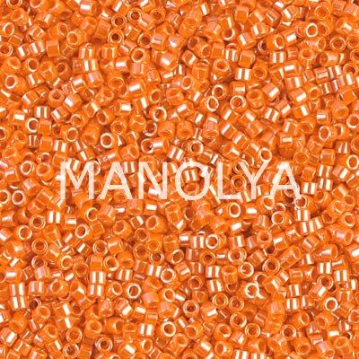 DB1563-MIYUKI DELICA 11/0 OPAQUE MANDARIN