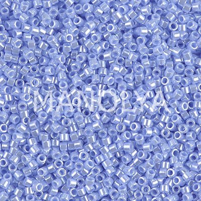 DB1568-MIYUKI DELICA 11/0 OPAQUE AGATE BLUE LUSTER