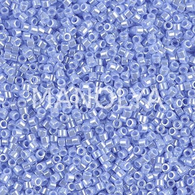 DB1568-MIYUKI DELICA 11/0 OPAQUE AGATE BLUE LUSTER