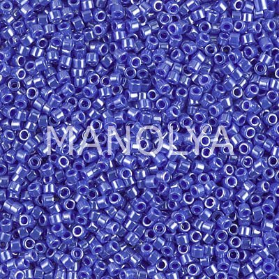 DB1569-MIYUKI DELICA 11/0 OPAQUE CYAN BLUE LUSTER