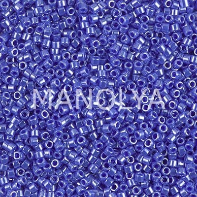 DB1569-MIYUKI DELICA 11/0 OPAQUE CYAN BLUE LUSTER
