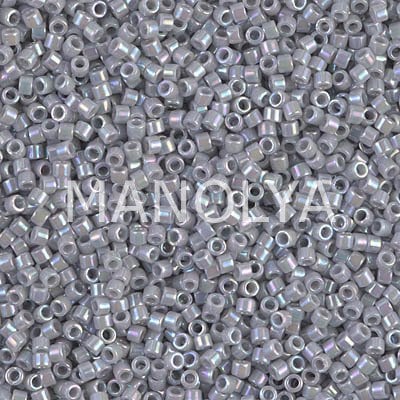 DB1579-MIYUKI DELICA 11/0 OPAQUE GHOST GRAY