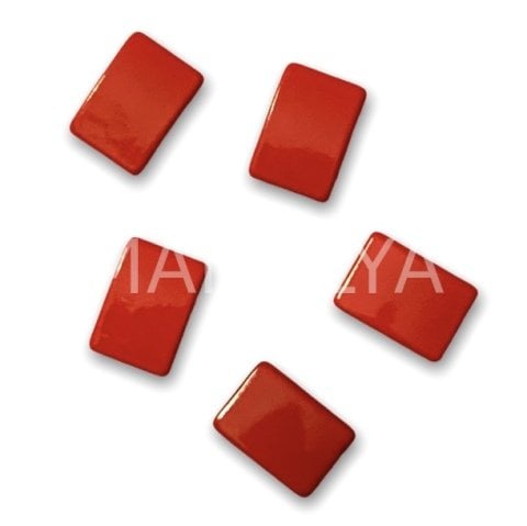10x8mm KIRMIZI YATAY DOMİNO