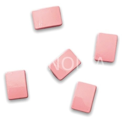 10x8mm AÇIK PEMBE YATAY DOMİNO