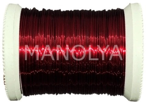 NO:5 BORDO 100GR. FİLOGRAFİ  BAKIR TEL