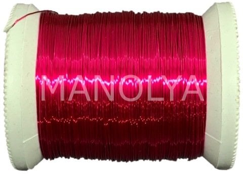NO:6 PEMBE 100GR. FİLOGRAFİ  BAKIR TEL