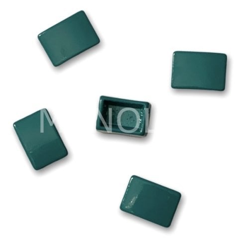 10x8mm PETROL YEŞİLİ YATAY DOMİNO