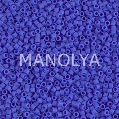 DB1588-MIYUKI DELICA 11/0 MATTE OPQ CYAN BLUE