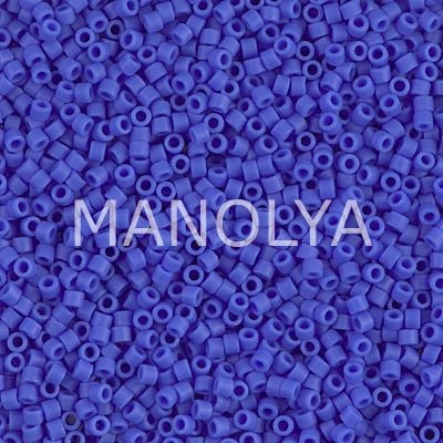 DB1588-MIYUKI DELICA 11/0 MATTE OPQ CYAN BLUE