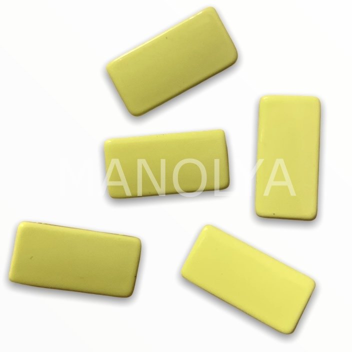 15x8mm FISTIK YEŞİL DİKEY DOMİNO
