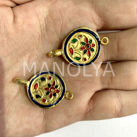 3,5cm. BÜYÜK ÇİÇEK MOTİFLİ ARA APARAT