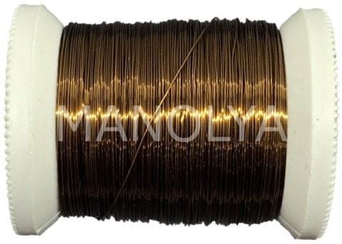 NO:19 KAHVE 100GR. FİLOGRAFİ BAKIR TEL