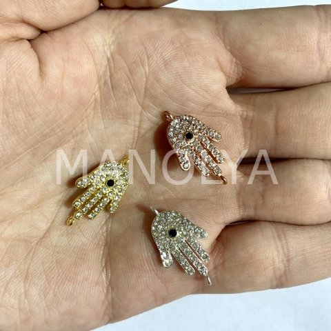 2,4cm. SİYAH GÖZ DETAYLI FATMA ELİ