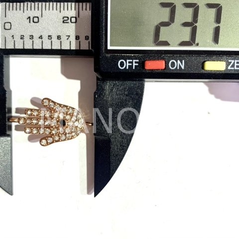 2,4cm. SİYAH GÖZ DETAYLI FATMA ELİ