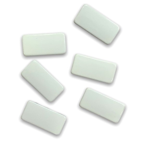 15x8mm BEYAZ DİKEY DOMİNO