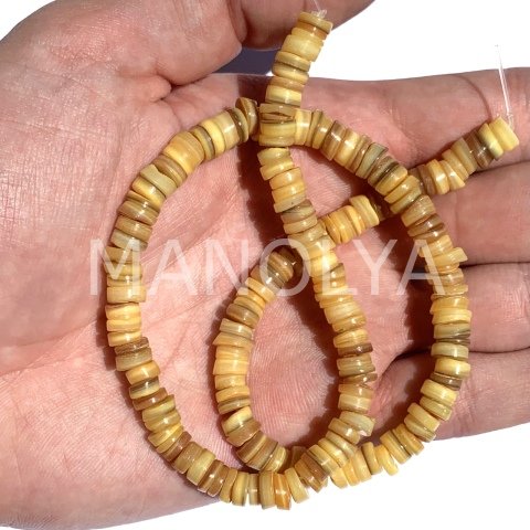 6mm. AÇIK SARI SEDEF DİZİ