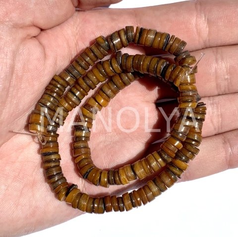 6mm. AÇIK KAHVE SEDEF DİZİ