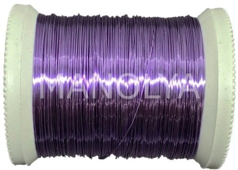 NO:39 VERNİKLİ LİLA 100GR. FİLOGRAFİ BAKIR TEL