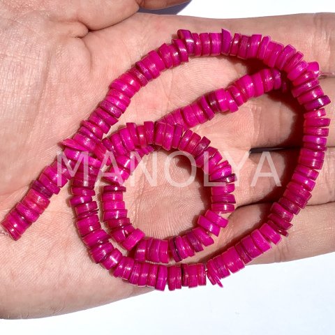 6mm. FUŞYA SEDEF DİZİ