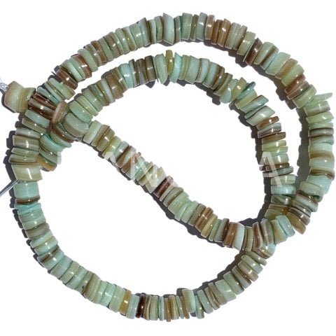6mm. SU YEŞİLİ SEDEF DİZİ