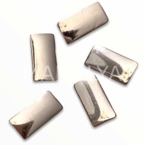 15x8mm. GÜMÜŞ DİKEY DOMİNO