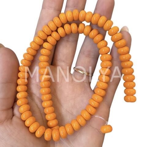 4.5mmX8mm TURUNCU DONUT CAM BONCUK