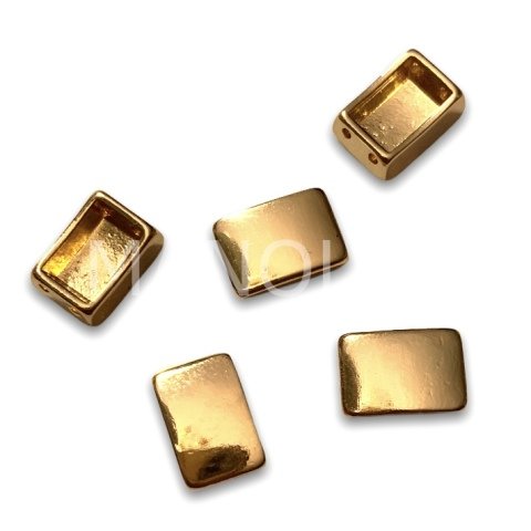 10x8mm. ALTIN YATAY DOMİNO