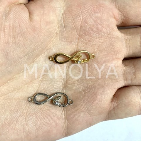 2,5cm. ''LOVE'' YAZILI SONSUZLUK