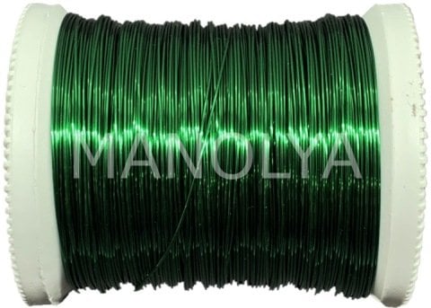 NO:7 KOYU YEŞİL 0,40 100GR. BAKIR TEL