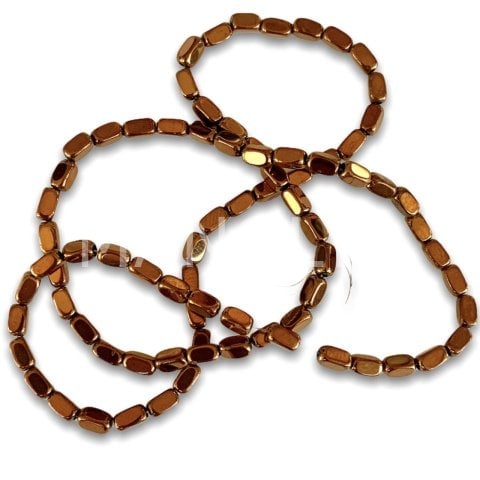 3x5mm. BRONZ ARPA HEMATİT DİZİ