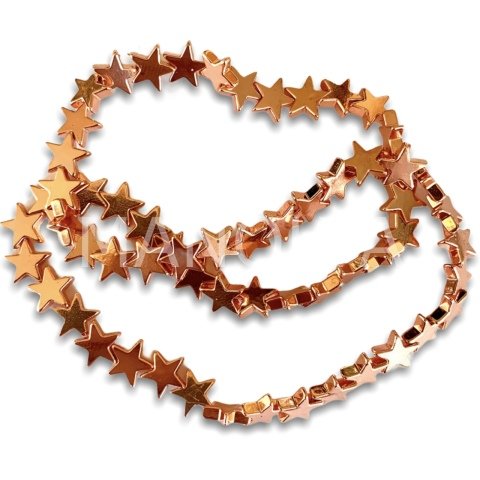 8,5mm. ROSE YILDIZ HEMATİT DİZİ