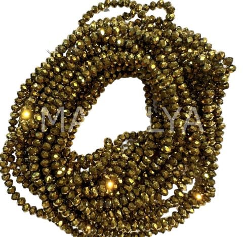 4 mm. KRİSTAL NO:25 - 10 DİZİ