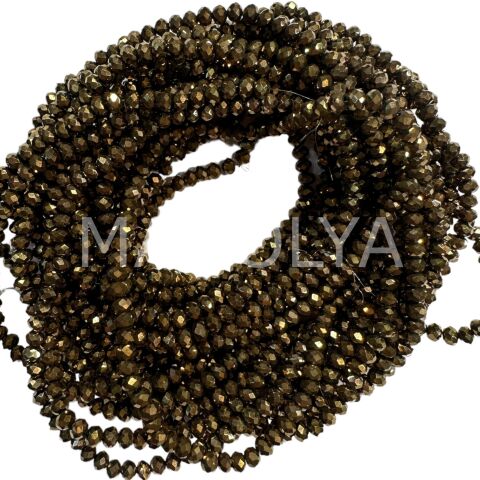 4 mm. KRİSTAL NO:27 - 10 DİZİ