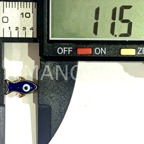 1,1cm. KÜÇÜK NAZAR BONCUKLU MİNELİ BALIK
