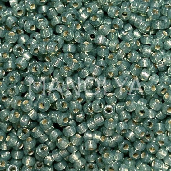 11-94241 MIYUKI SEEDBEADS DURACOAT S/L DYED DARK MINT