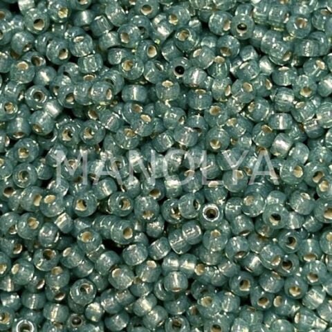 11-94241 MIYUKI SEEDBEADS DURACOAT S/L DYED DARK MINT