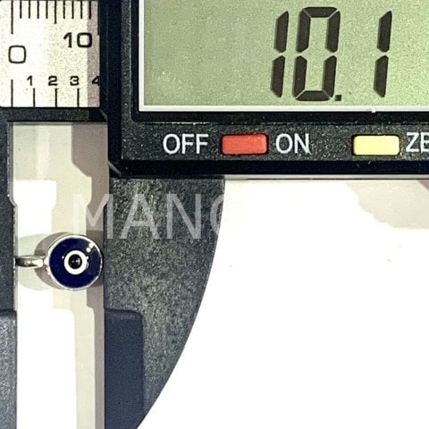 1cm. TEK HALKALI MİNELİ NAZAR BONCUĞU