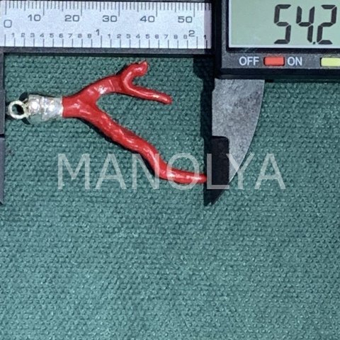 5,4cm. KÖK MERCAN KOLYE UCU