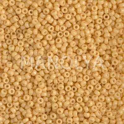 11-94452 MIYUKI SEEDBEADS DURACOAT OPAQUE DYED CREAM