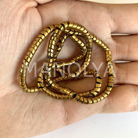 4x2mm. YALDIZ DALGA HEMATİT DİZİ
