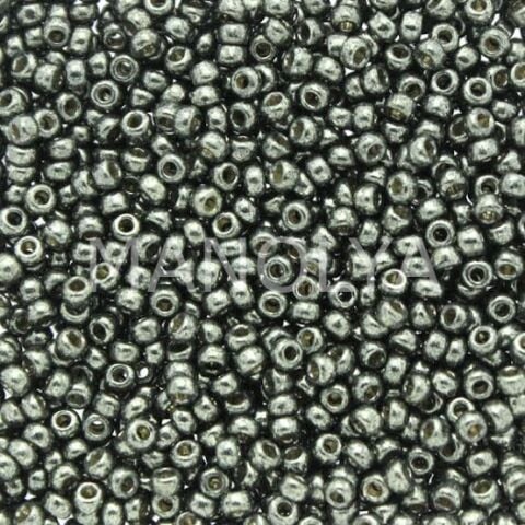 11-95112 MIYUKI SEEDBEADS GALVANIZED DARK STEEL GREEN