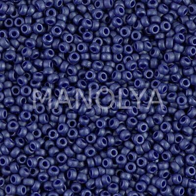 11-92075 MIYUKI SEEDBEADS MATTE COBALT