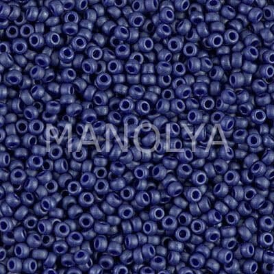 11-92075 MIYUKI SEEDBEADS MATTE COBALT